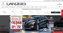 Desktop Screenshot of landersbuickgmc.com